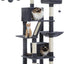 180cm Large Cat Tree For Indoor Cats, Multi-Level Cat Tower Cat Scratching Post