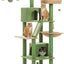 180cm Large Cat Tree For Indoor Cats, Multi-Level Cat Tower Cat Scratching Post