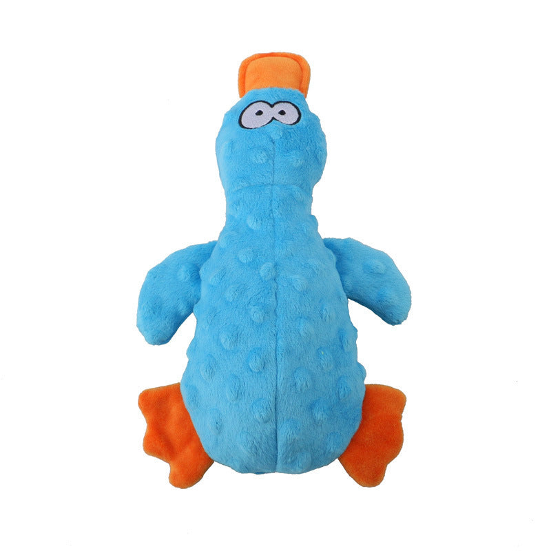 Squeak & Crinkle Play Platypus Dog Toy