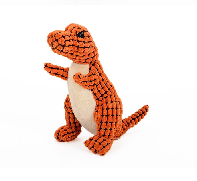 Plush Squeaky Dinosaur Dog Toy